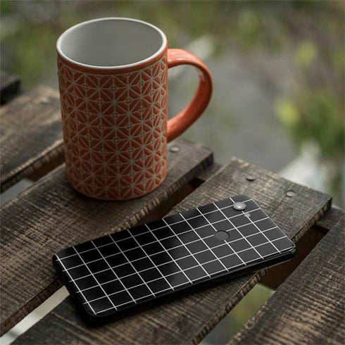 Black Grid Google Pixel 3a XL Skin